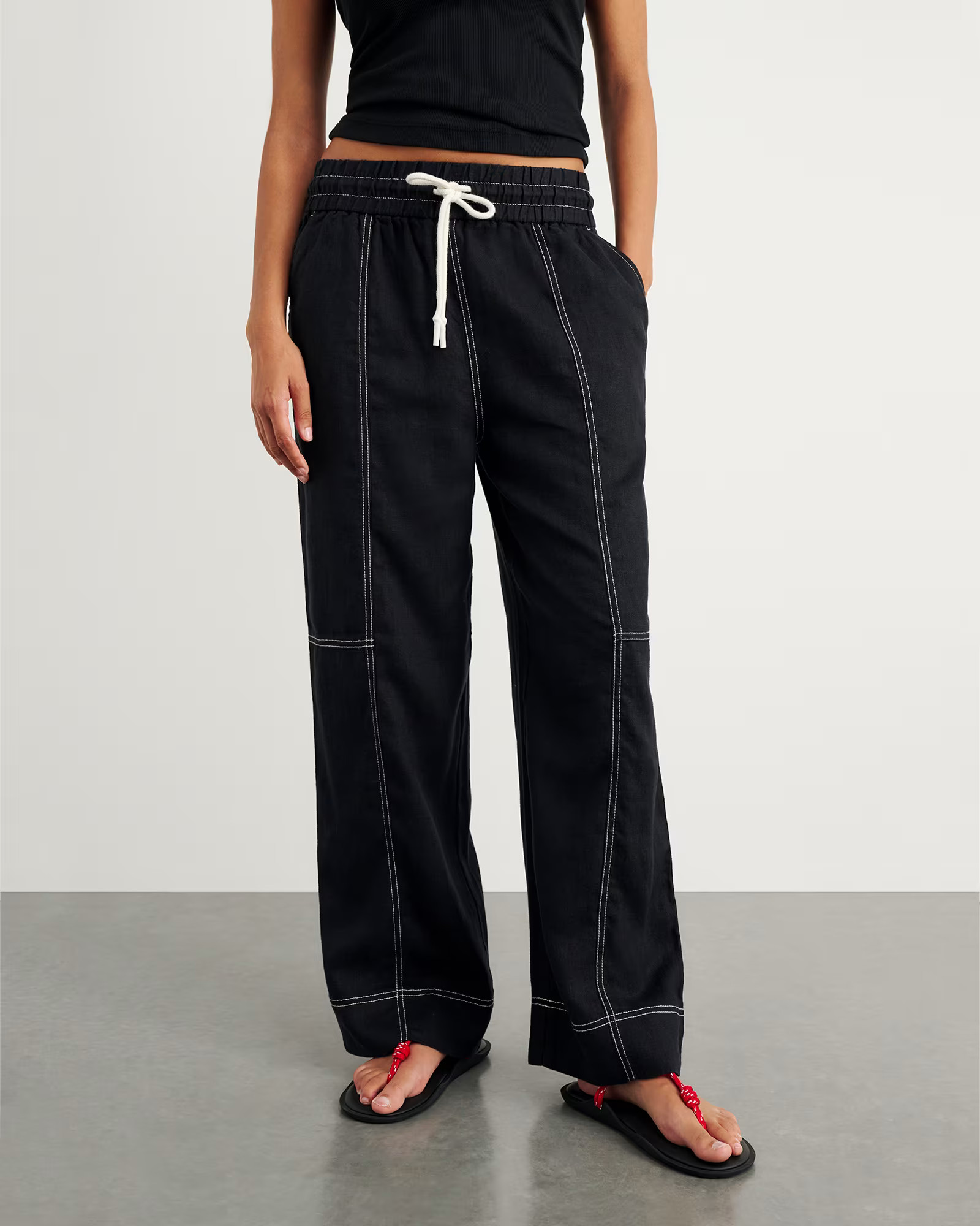Sabine Linen Relaxed Leg Pant | JAG (Australia & New Zealand)