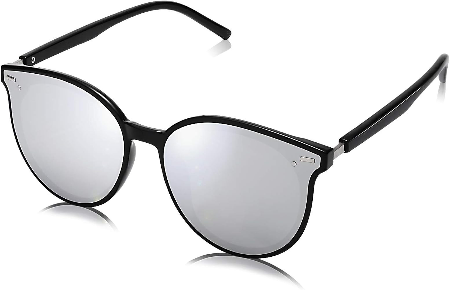 SOJOS Sunglasses Womens Trendy 2025 Classic Round Retro Vintage Shades Large Frame Sunnies SJ2067 | Amazon (US)