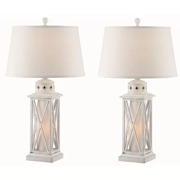 Cantrell Lantern 31" Standard Table Lamp Set (Set of 2) | Wayfair North America