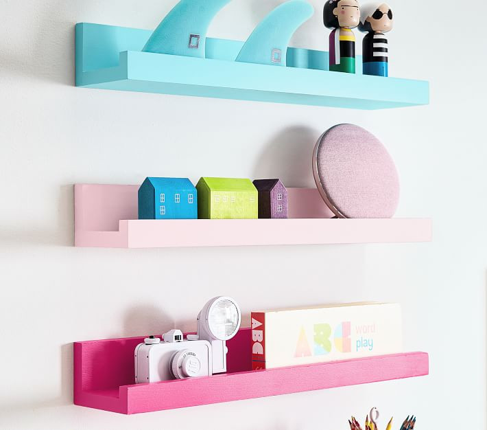 Pop Color Photo Ledge, Aqua | Pottery Barn Kids
