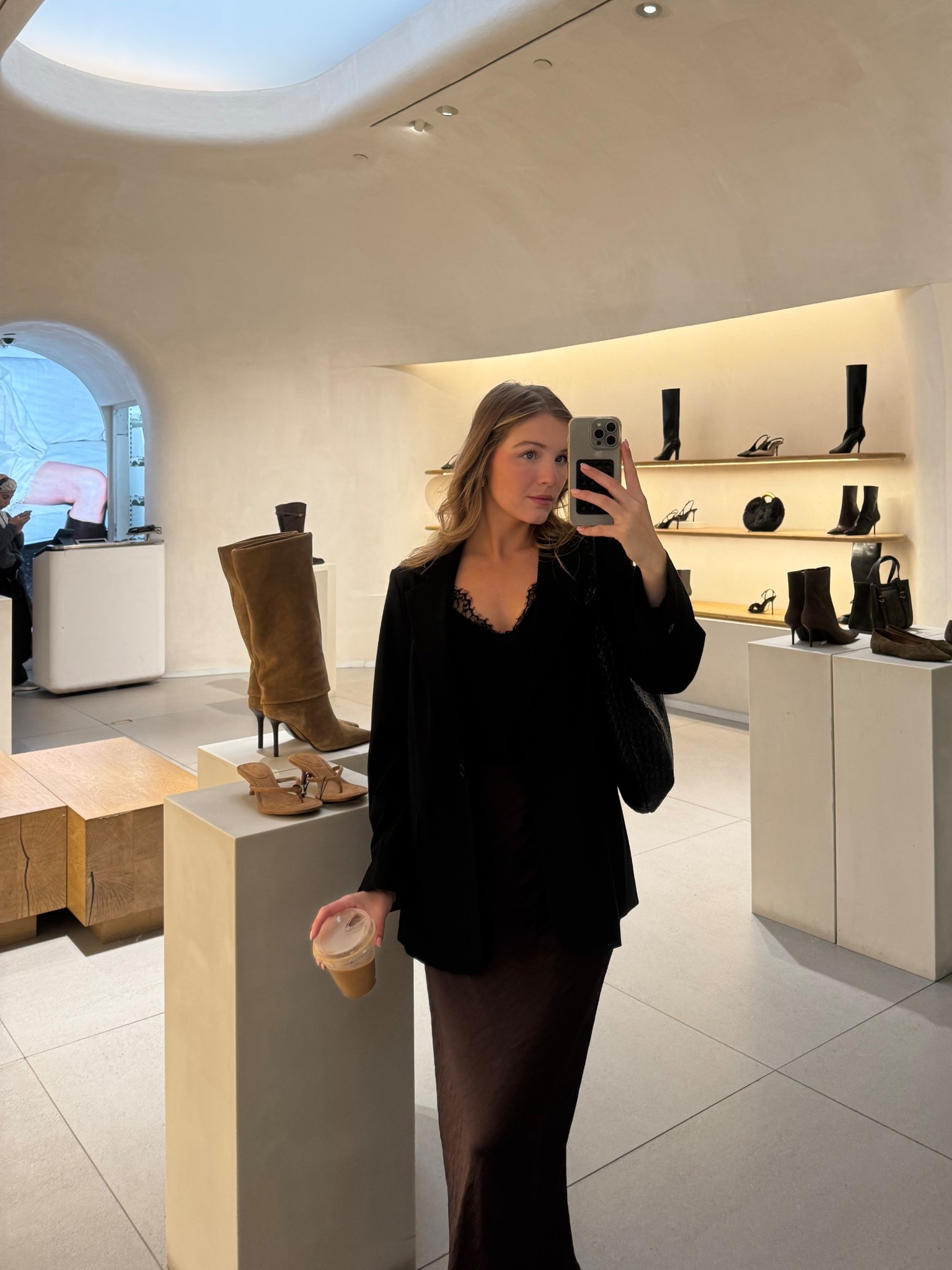 Blazer, lace cami, brown satin skirt, perfect for fall!

#LTKStyleTip #LTKSaleAlert #LTKFindsUnder100