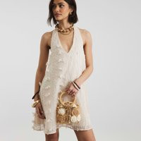 River Island Womens Beige Raffia Flower Basket Bag | River Island UK & IE