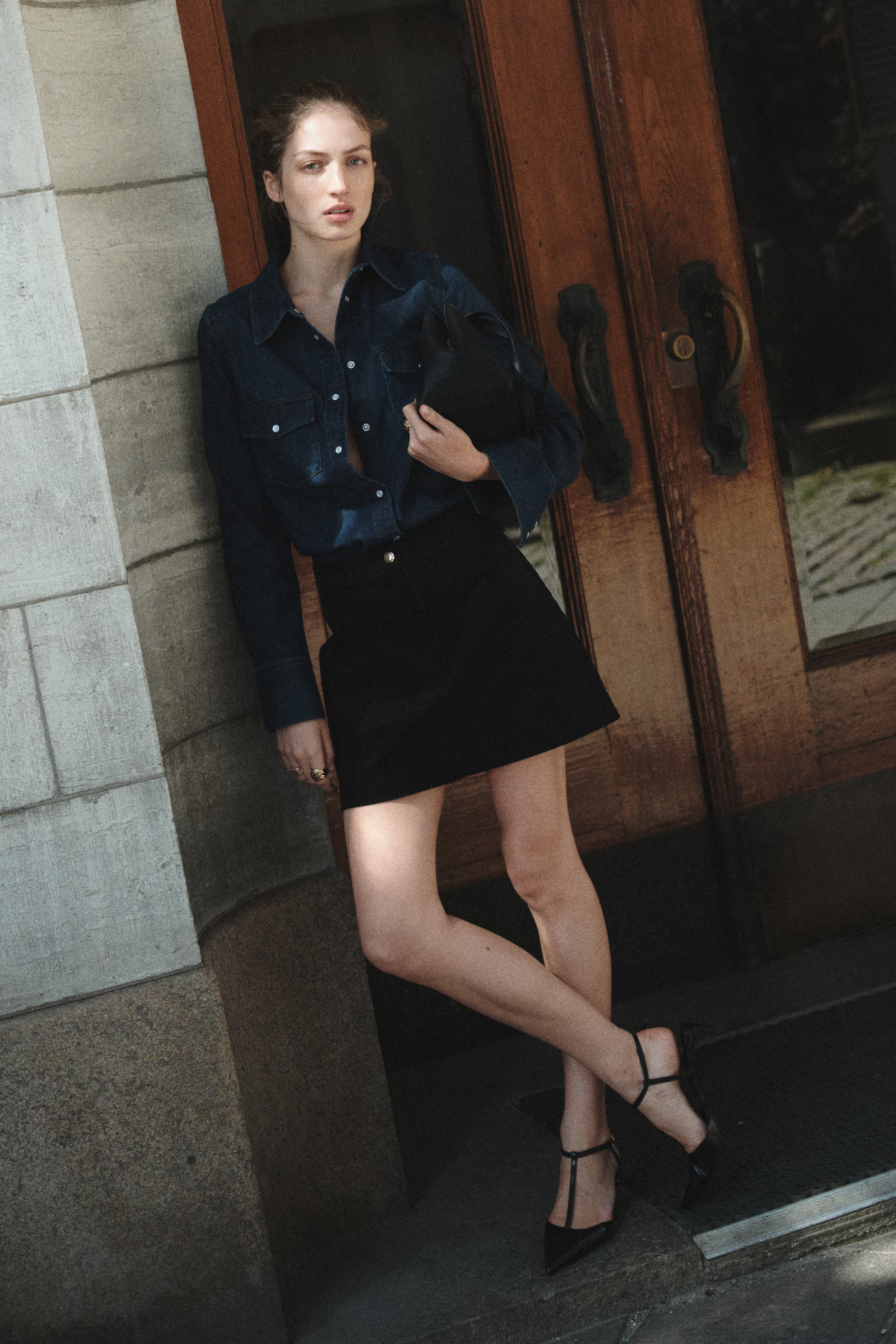 Mini skirt - Black - Ladies | H&M GB | H&M (UK, MY, IN, SG, PH, TW, HK)