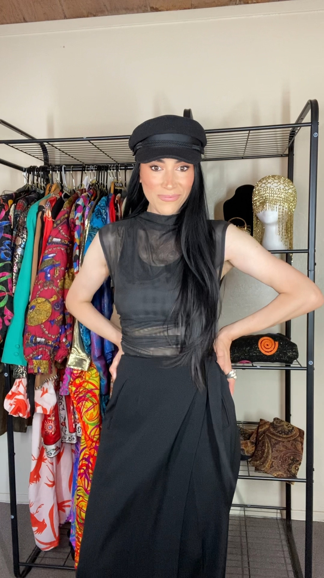 The Lindy knit top. The top I reach for the most. It’s easy, sustainable, chic, and makes any look feel polished. It’s my closet bestie when I’m in a “what to wear bind” make this your closet bestie too! Black mesh sold out but the solid of the exact Lindy is available and just as wearable  

#LTKover40 #LTKFestival #LTKstyletip