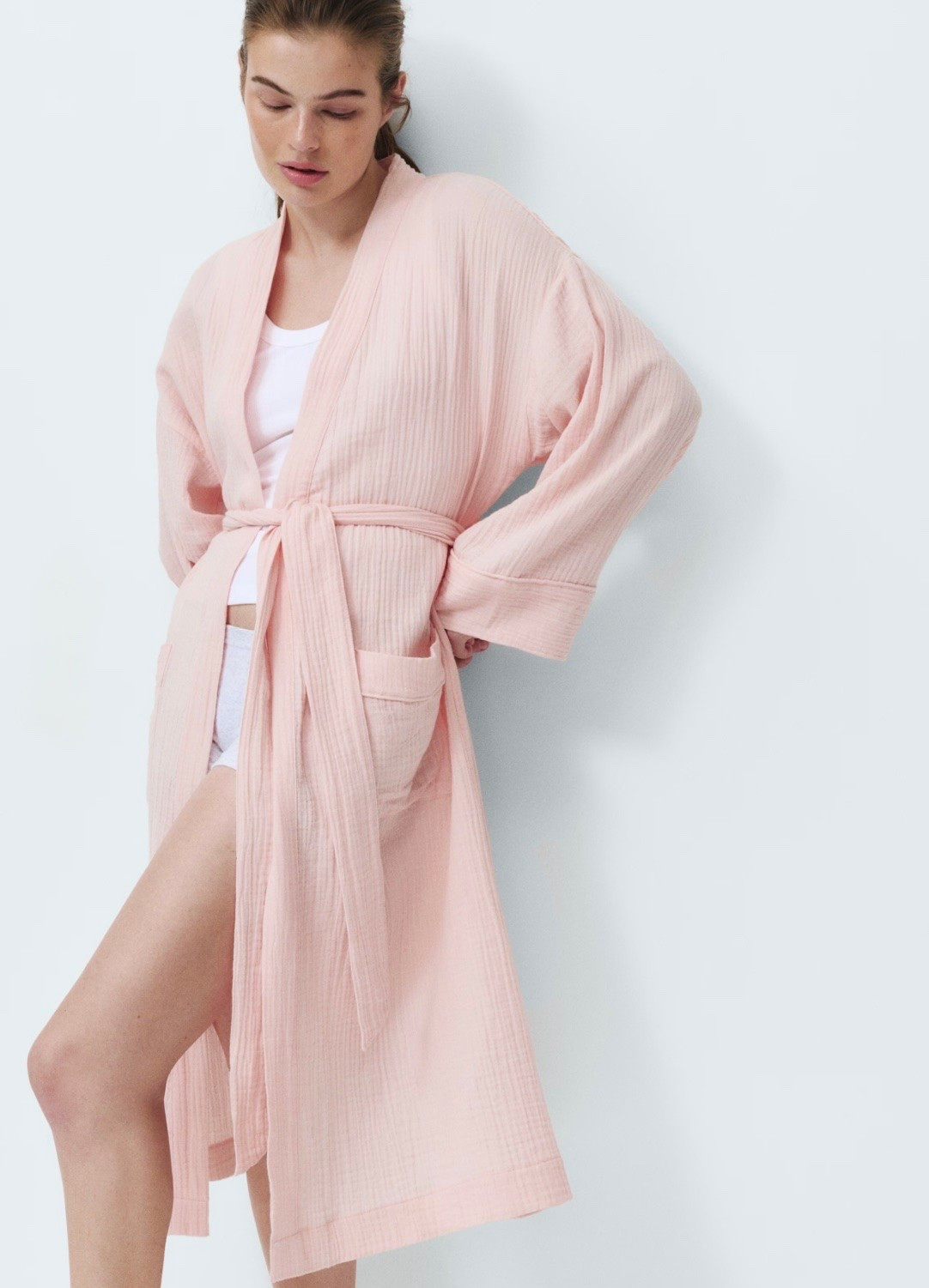 Muslin pink dressing gown 🌸

#LTKhome #LTKfamily #LTKsummer