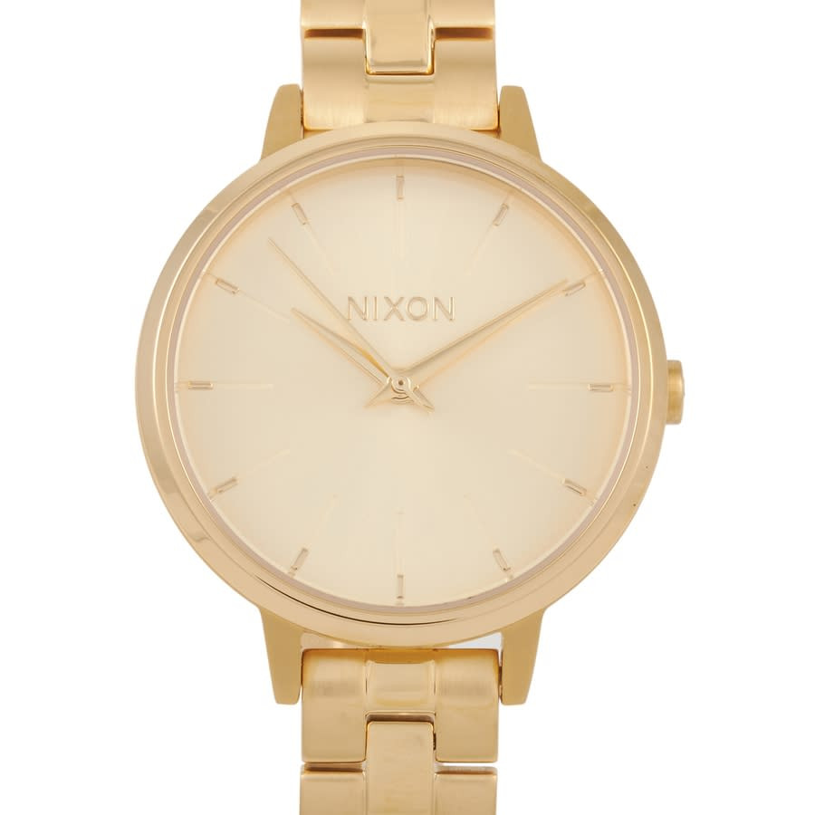 Nixon Kensington Medium Quartz Gold Dial Ladies Watch A1260-502-00 | Jomashop.com & JomaDeals.com