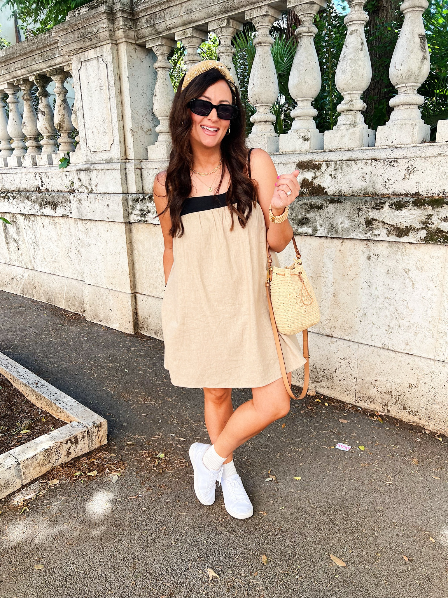 • dress is true to size - in a medium but could have done a small 
• sneakers are Kiziks 

#LTKFindsUnder50 #LTKSeasonal #LTKTravel