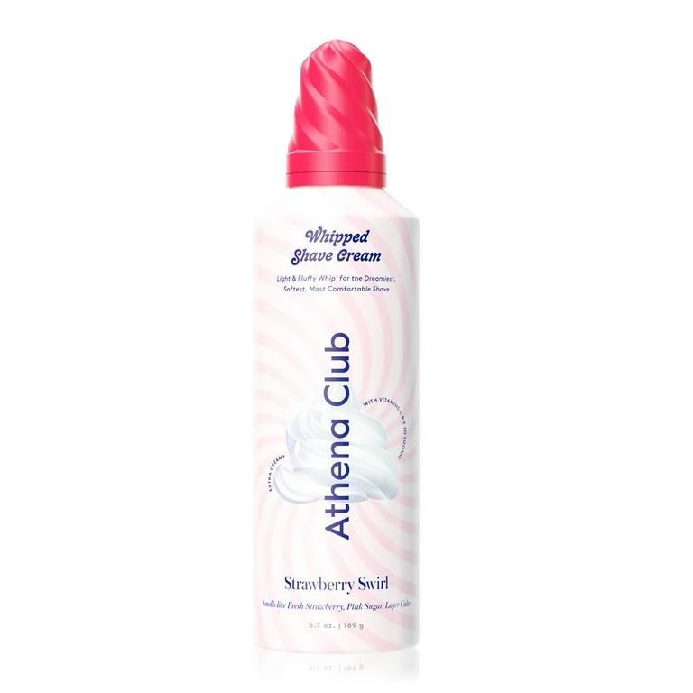 Athena Club Whipped Shave Cream - 6.7oz, Strawberry Swirl | Walmart (US)