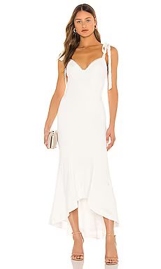 MAJORELLE Tenleigh Midi Dress in Ivory from Revolve.com | Revolve Clothing (Global)