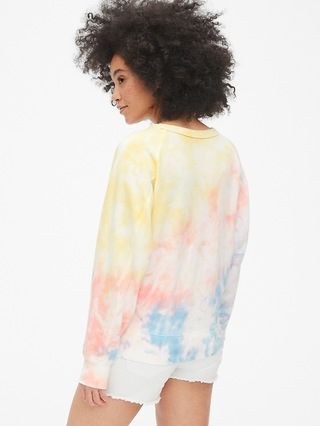 Vintage Soft Tie-Dye Raglan Sweatshirt | Gap US