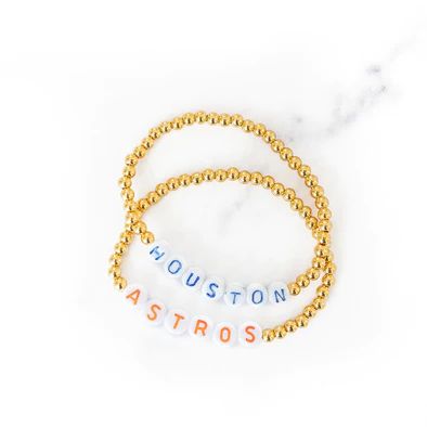 Team Spirit Houston Astros Bracelet Set | Golden Thread