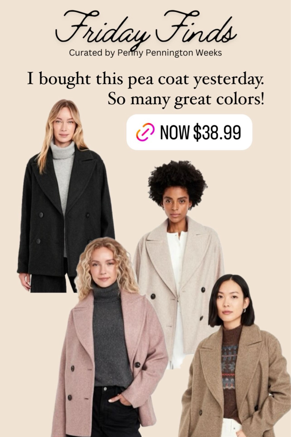 The best women’s pea coat on sale!

#LTKStyleTip #LTKSaleAlert #LTKSeasonal