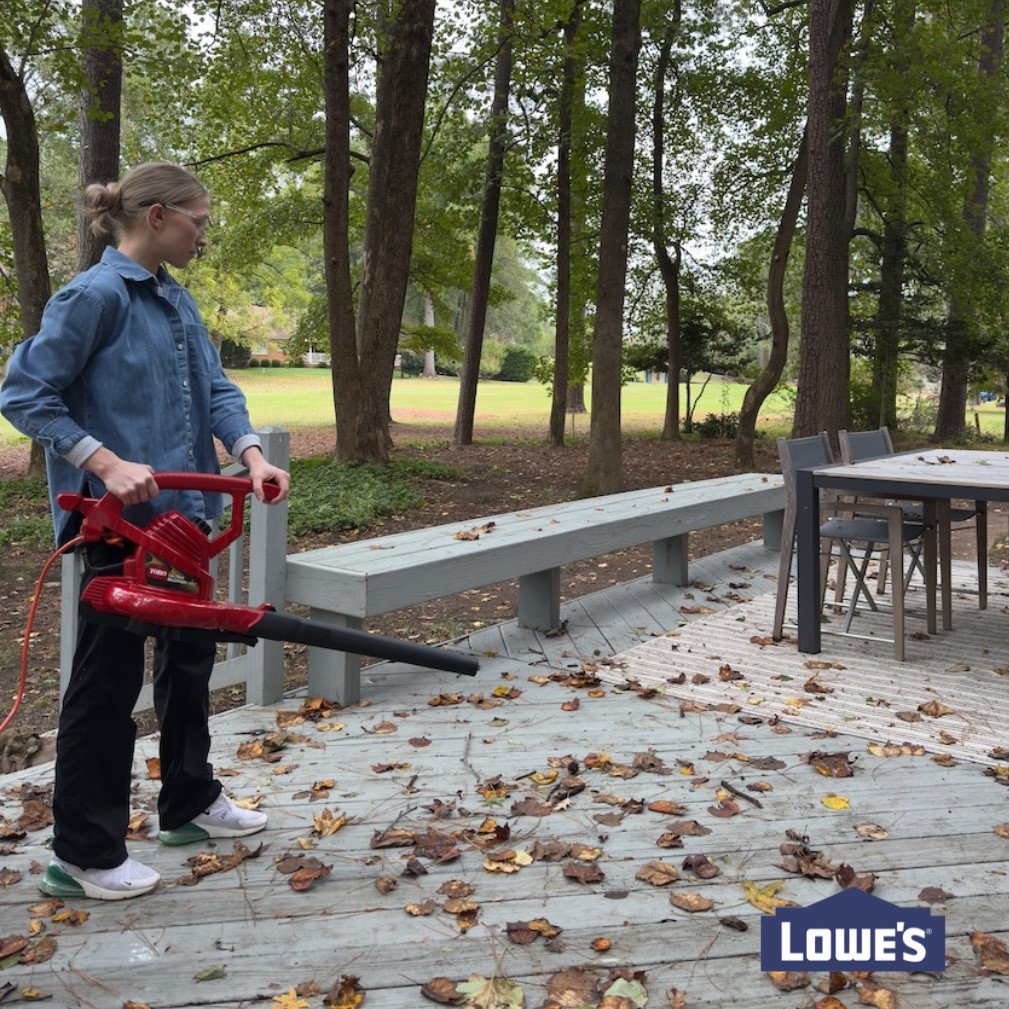 The leaves are falling fast around here 🍂 and keeping up makes all the difference before the first snow hits. I’ve been using the Toro Electric Leaf Blower to stay ahead of the mess! Sharing all my favorite cool-weather prep finds from @loweshomeimprovement 

#ad #LowesPartner @loweshomeimprovement 

#LTKHome #LTKSeasonal