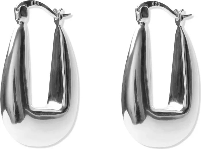 Argento Vivo Sterling Silver Chunky Hoop Earrings | Nordstrom | Nordstrom
