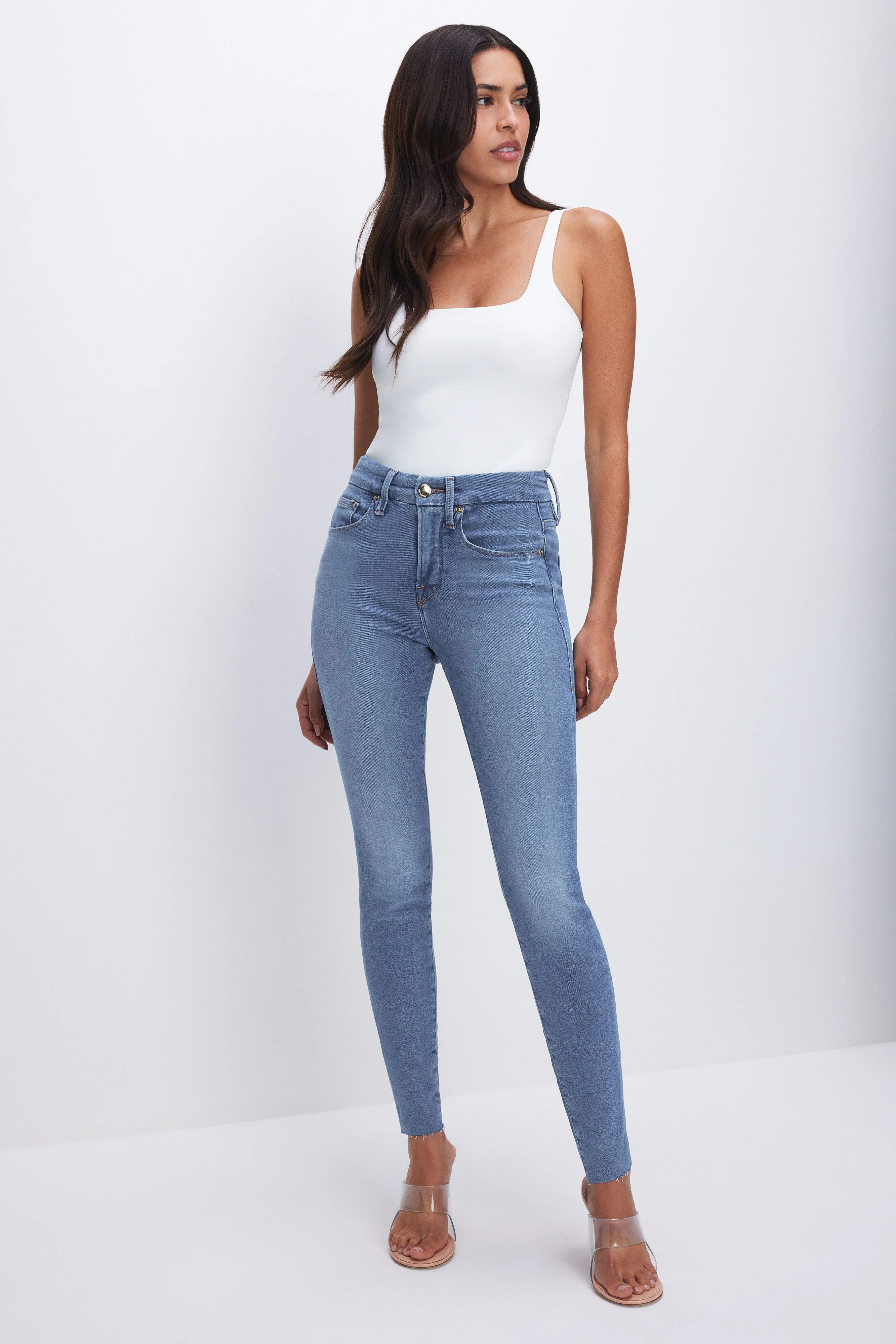 GOOD LEGS SKINNY JEANS | BLUE655 - GOOD AMERICAN | Good American
