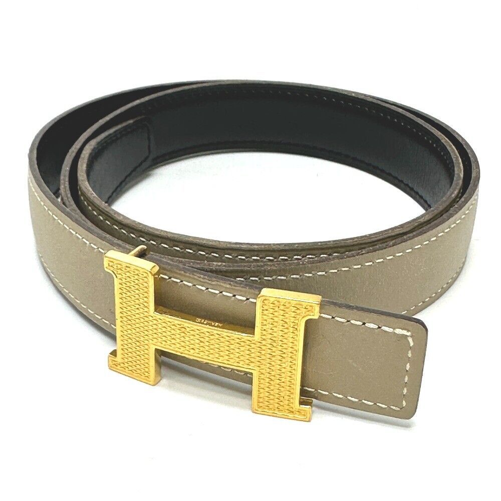 HERMES H belt Constance reversible belt Boxcalf leather  | eBay | eBay US
