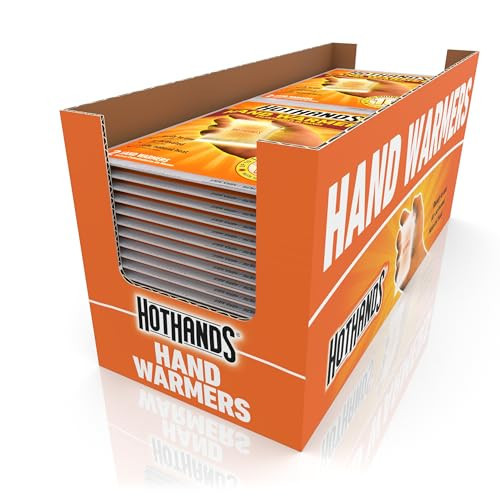HotHands Hand Warmers - Long Lasting Natural Odorless Air Activated Warmers - Up to 10 Hours of Heat - 40 Pair | Amazon (US)