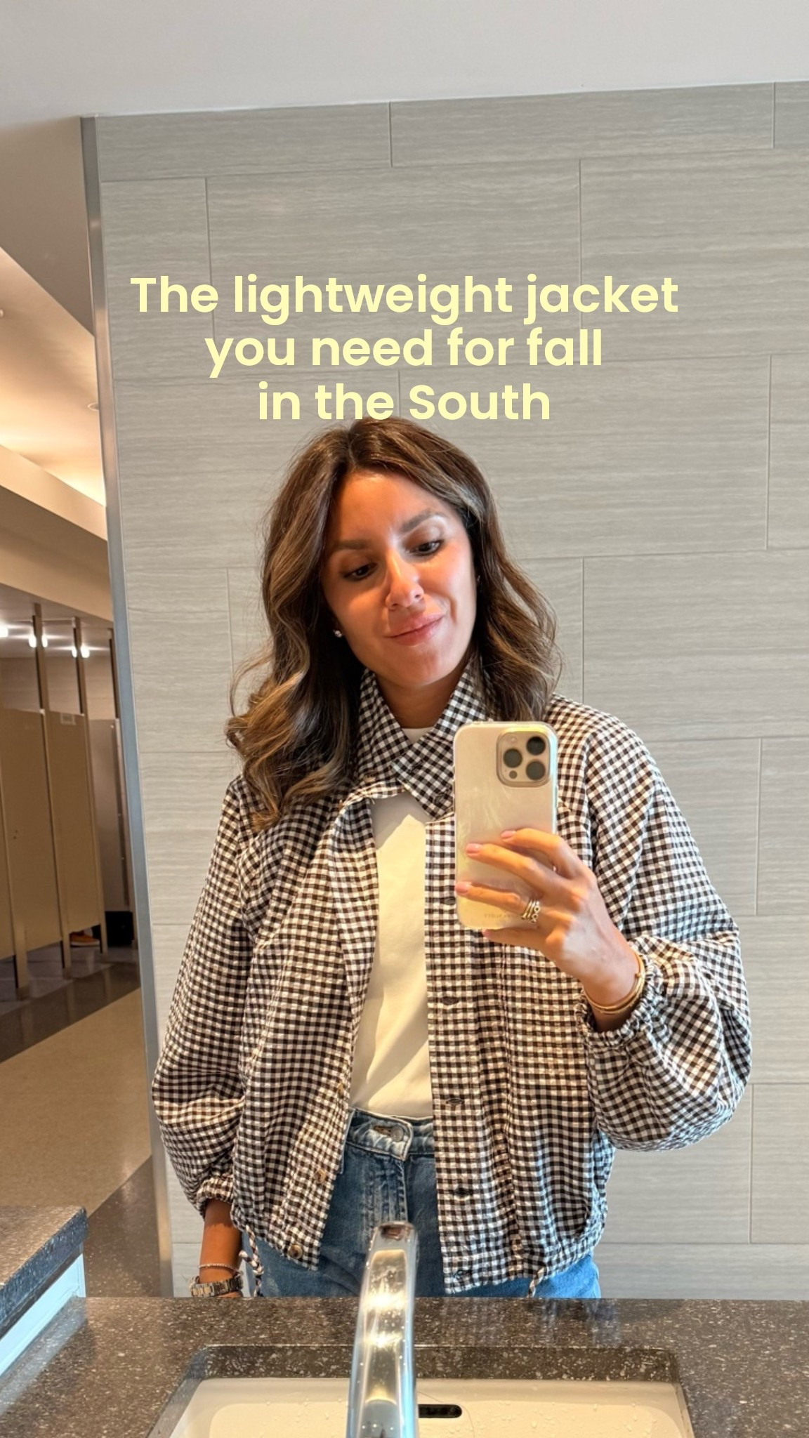 Paired with my favorite denim and favorite white TShirt (also linked!) — don’t mind the airport bathroom selfie 🤣

#LTKootd #LTKgrwm #LTKTravel