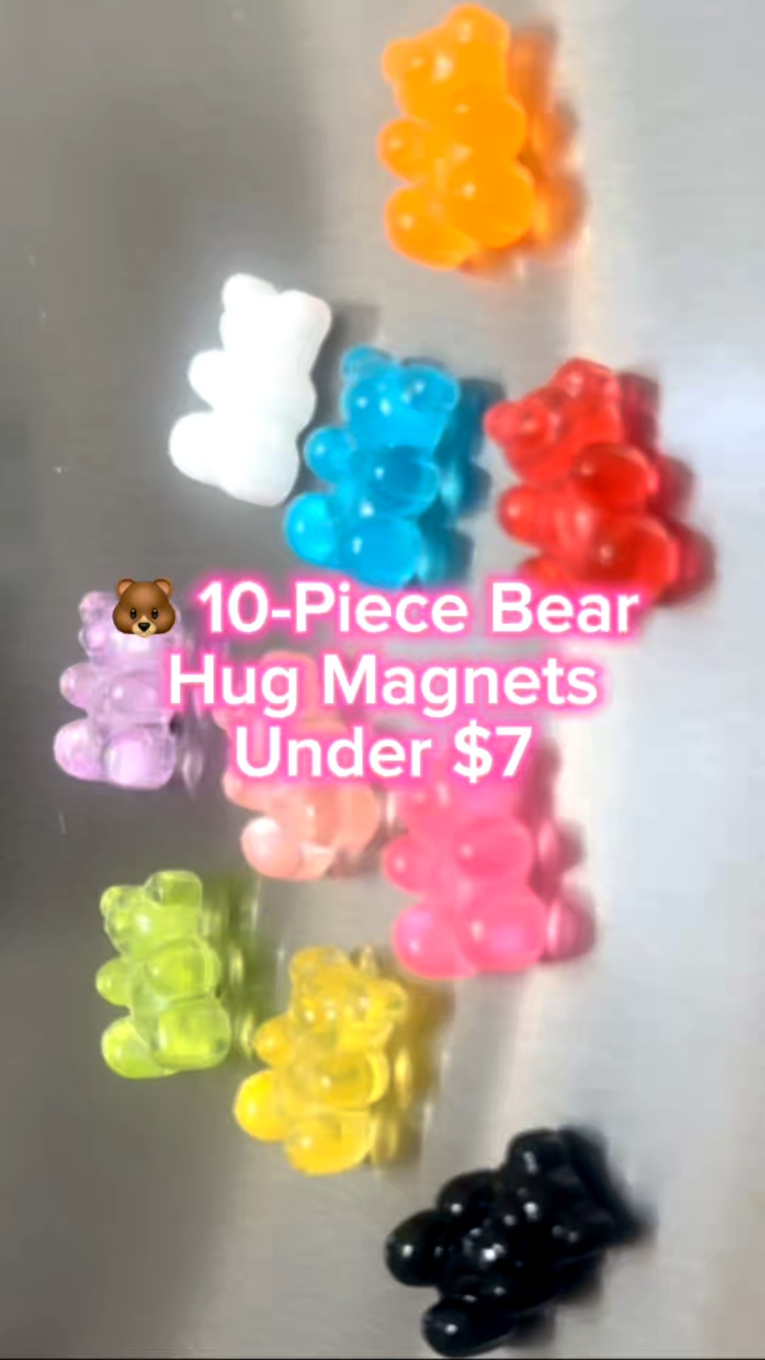 This 10-piece set of bear-shaped fridge magnets brings playful charm to your kitchen while keeping notes, recipes, and photos in place 🐻✨. Under $7, they’re the cutest little novelty gift or home find!

#kitchendecor
#cutemagnets
#noveltyhomefinds
#kitchenorganization
#bearfridge

#LTKKids #LTKHome #LTKParties