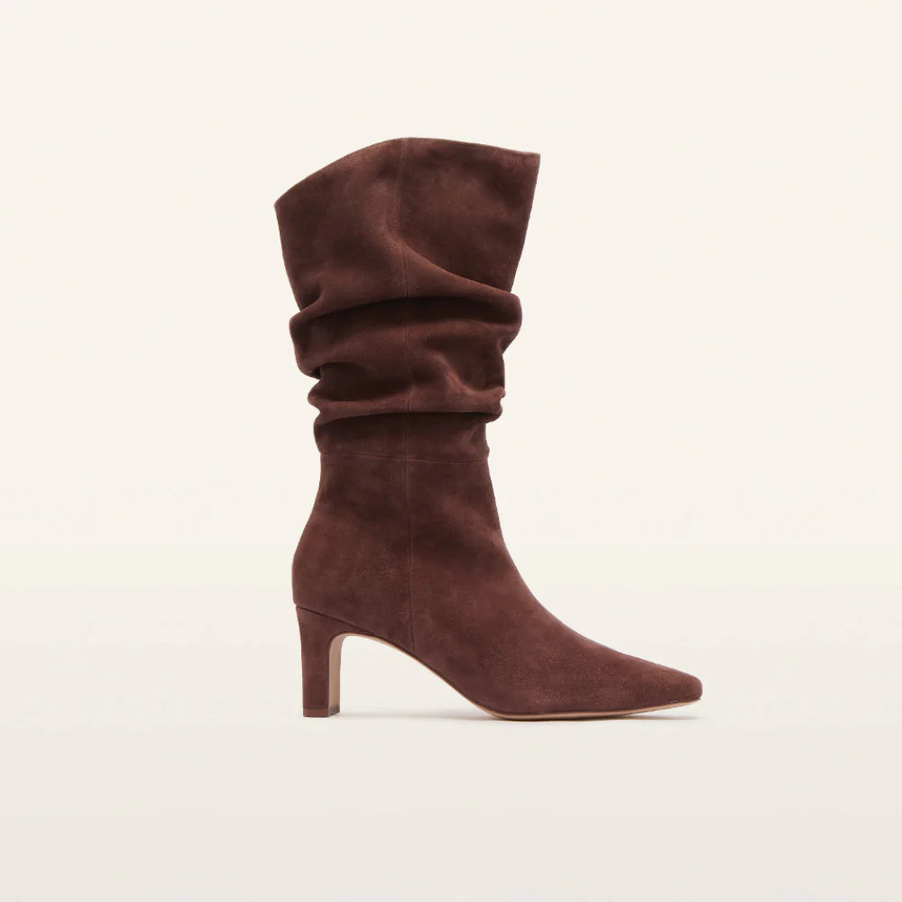 Clarkson Milk Chocolate Suede Boots | FRANKIE4 | FRANKIE4