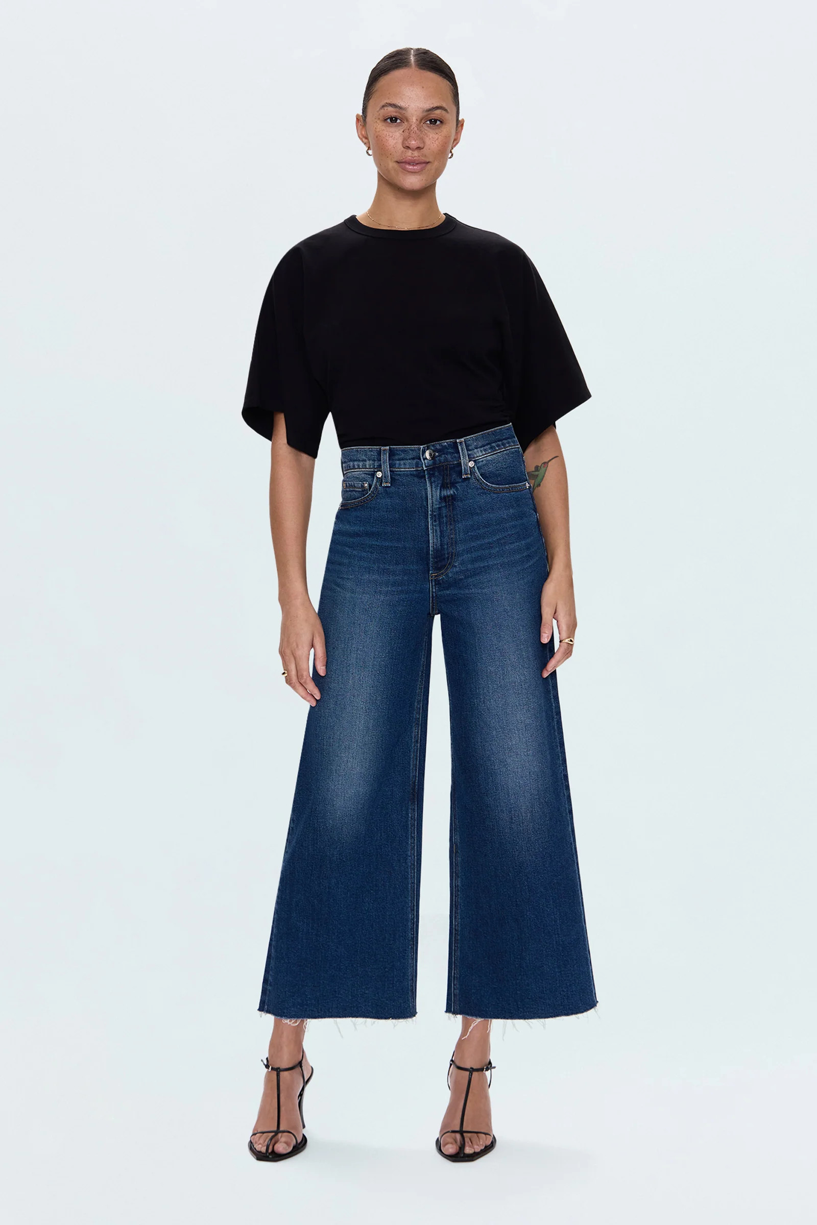 Lana Crop High Rise Ultra Wide Leg Jean - Broadway | Pistola Denim