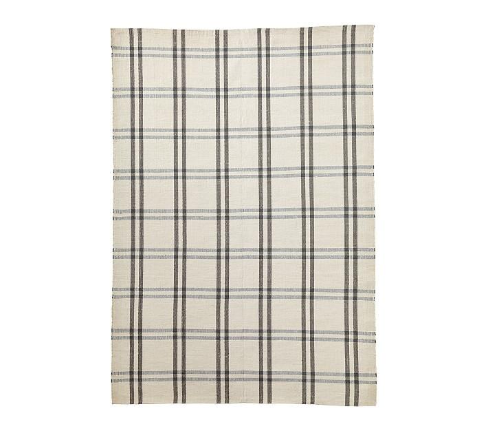 Plaid Woven Rug | Pottery Barn Kids