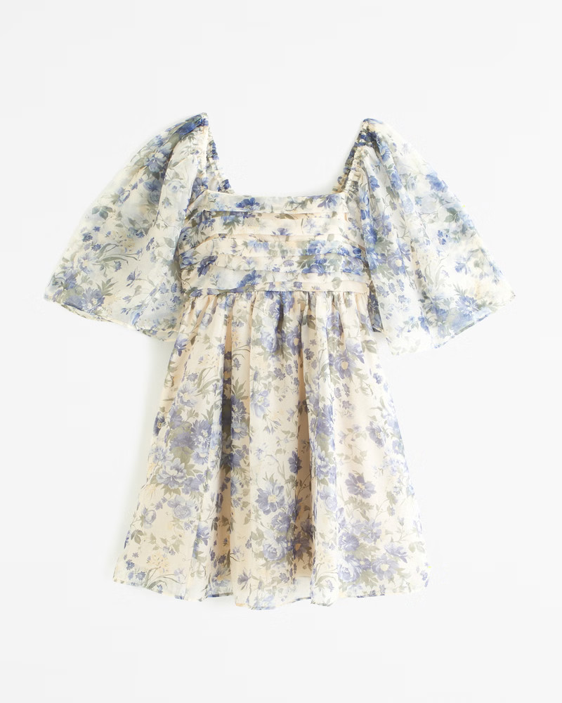 Emerson Angel Sleeve Mini Dress | Abercrombie & Fitch (US)