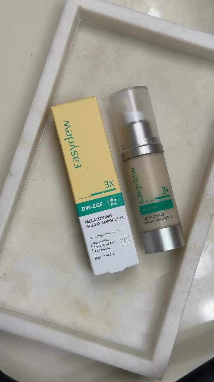 Skin Rejuvenation + healthier skin in one ampoule 💚 #easydew #skincare #koreanskincare #darkspots #hyperpigmentation @easydew_usa