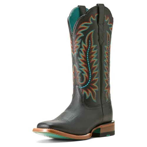 ARIAT Women's Frontier Tilly Western Boot, Obsidian, 6.5 | Amazon (US)