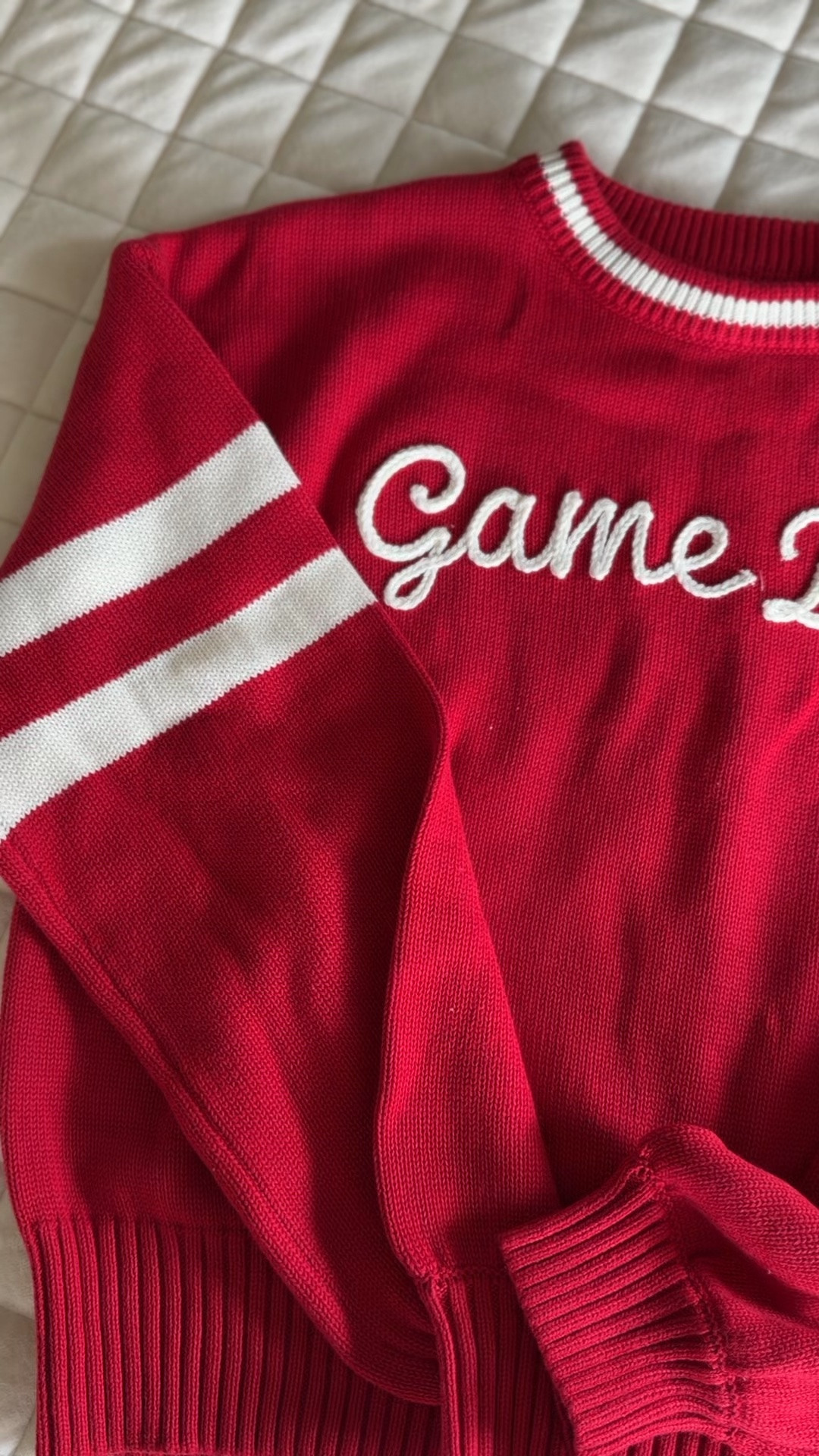 Got a small in this cute sweater!