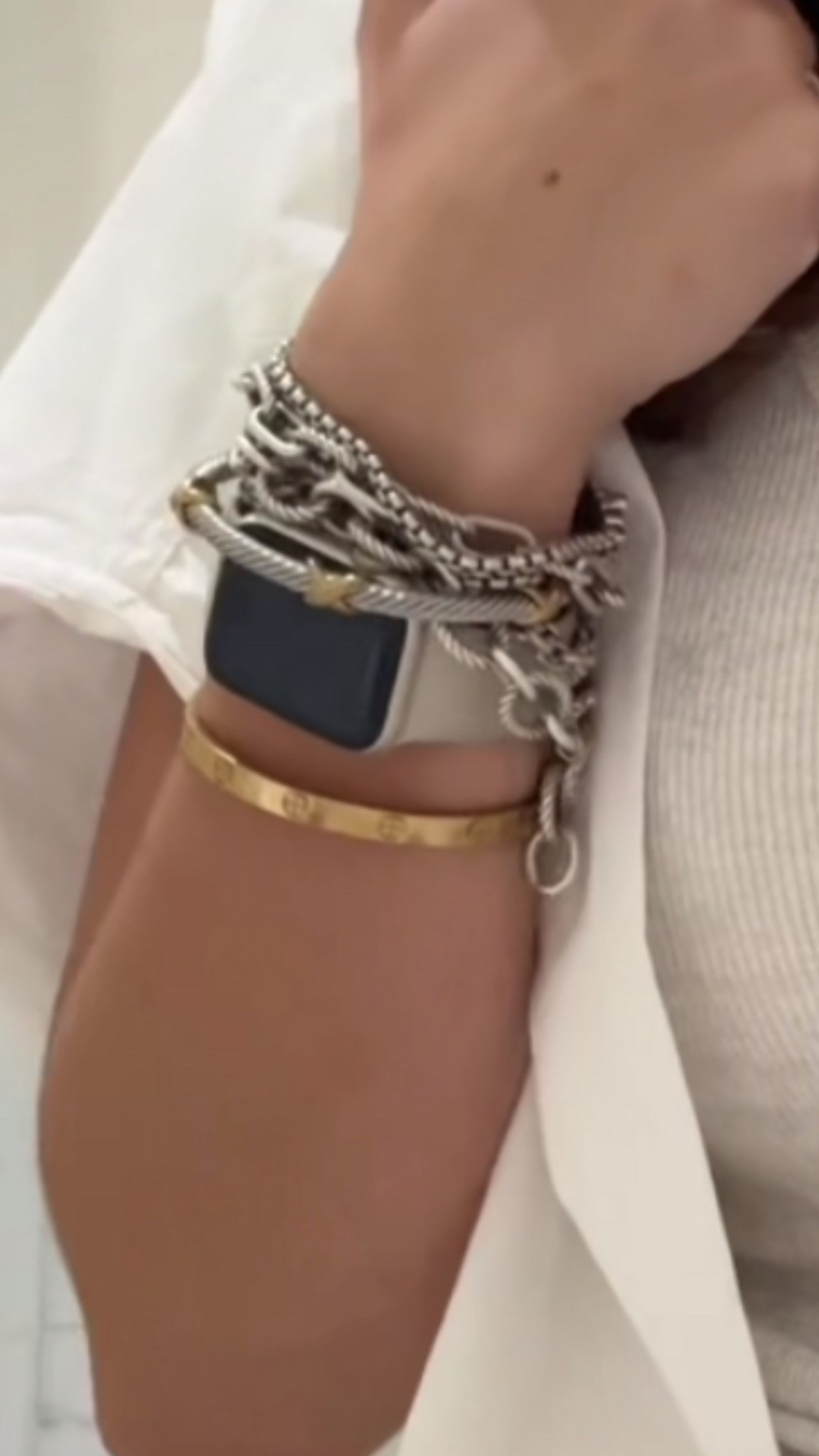 My David Yurman bracelets plus some dupes!!