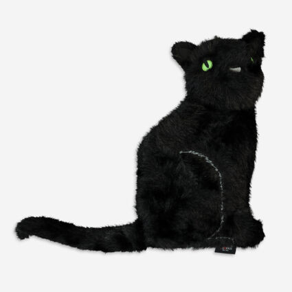 Black Cat Cushion 47x27cm | TK Maxx