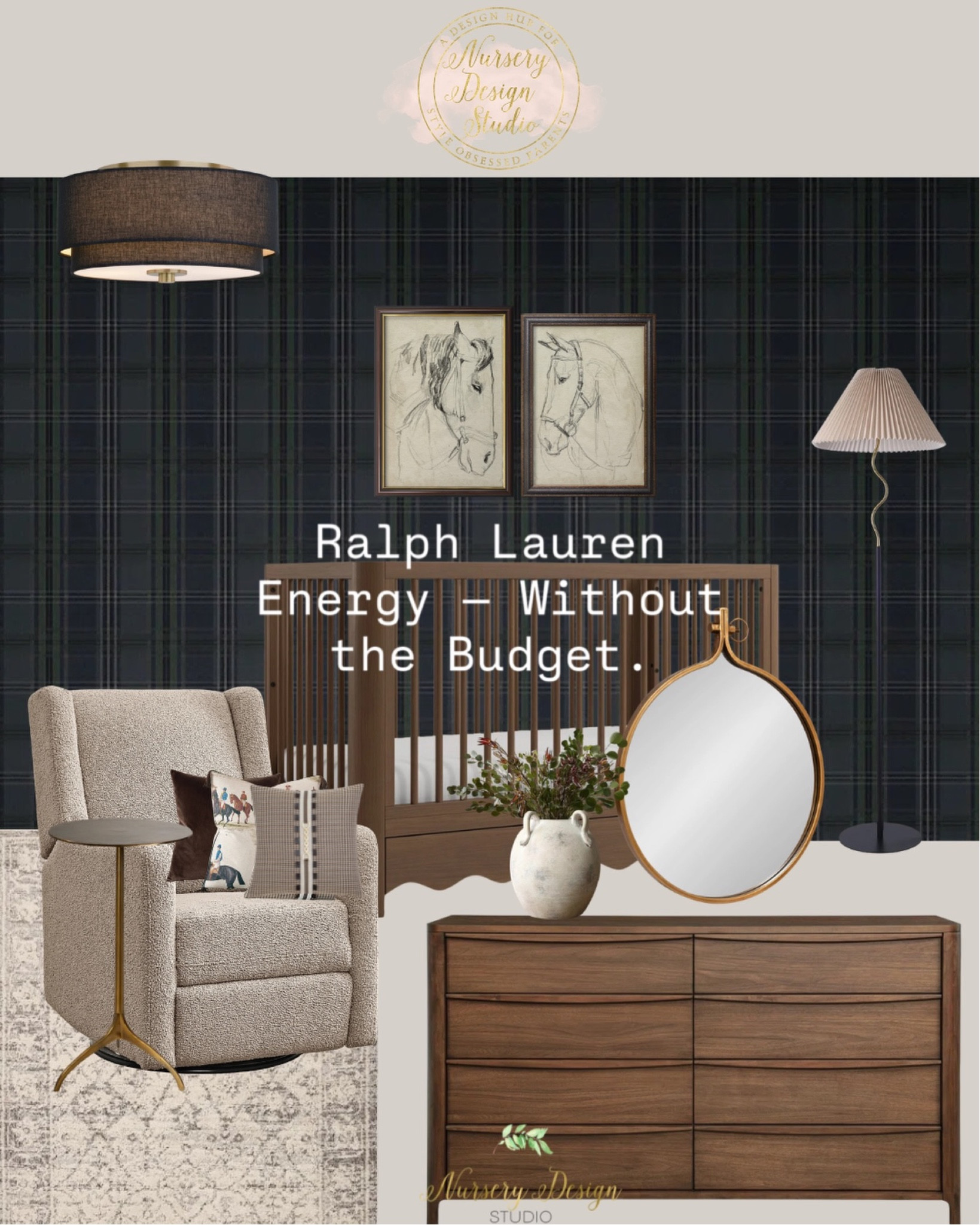 You don’t need a Fifth Avenue budget to get Ralph Lauren heritage energy. 
Tailored plaid. Warm walnut. Brass accents. Collected layers.
This entire nursery look? Built with Wayfair finds.



#LTKBump #LTKHome #LTKSaleAlert