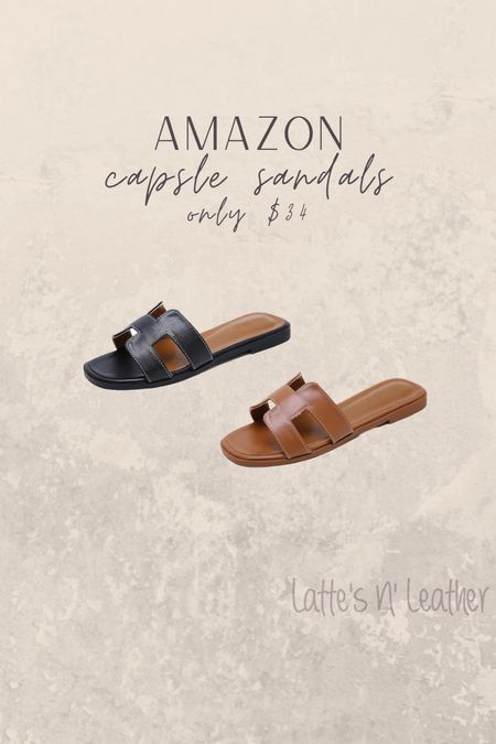 Amazon sandals!  These are so so good.  So similar to a designer pair.  Great for spring/summer capsule wardrobe!  #amazon #neutralsandals #sandals

#LTKshoecrush #LTKfindsunder50 #LTKstyletip