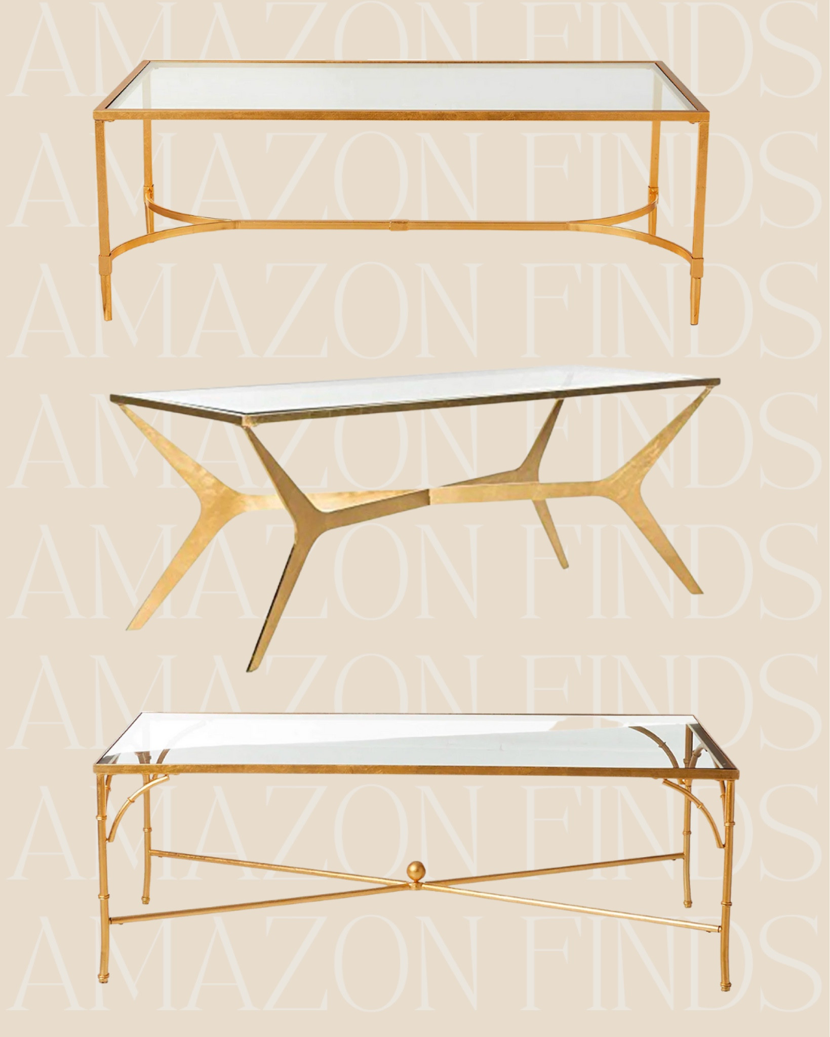 These gold coffee tables are perfect for a living room refresh ✨ 

Amazon, Amazon home, Amazon furniture, Amazon decor, Amazon finds, Amazon must haves, gold coffee table, modern coffee table, traditional table, neutral coffee table, living room furniture, bedroom decor, dining room, entryway, hallways, accessories, budget friendly coffee table #amazon #amazonhome



#LTKstyletip #LTKhome #LTKfamily