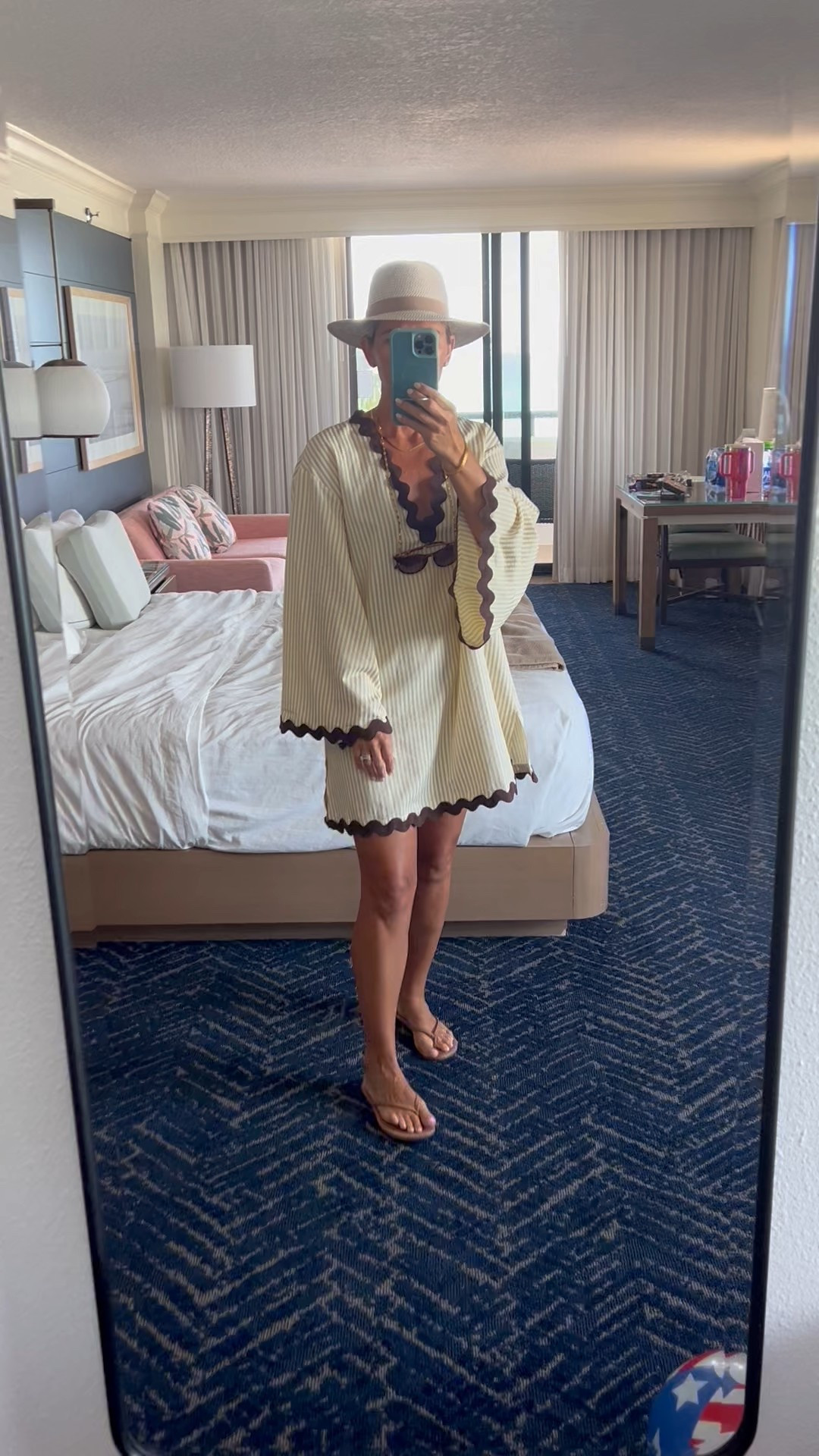 Swim cover up beach cover up cover ric rac neutral flip flops tan flip flops beach accessories summer essentials summer outfit eyeglass chain 

#LTKSummerEdit #LTKSwim #LTKShoeCrush