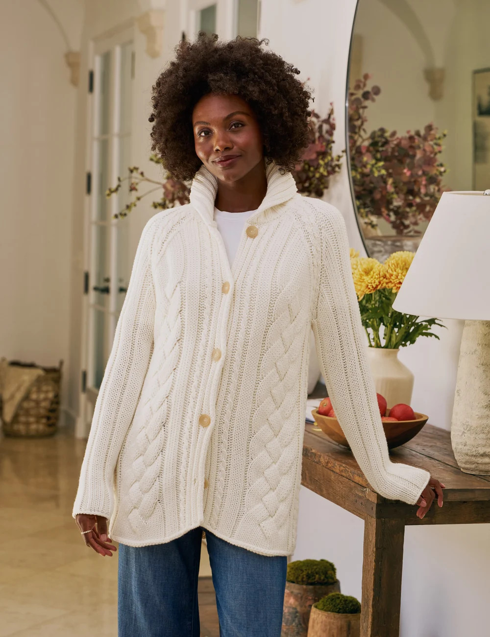 COTSWOLDS Ivory, Pure Italian Cotton Ivory / S | Frank & Eileen