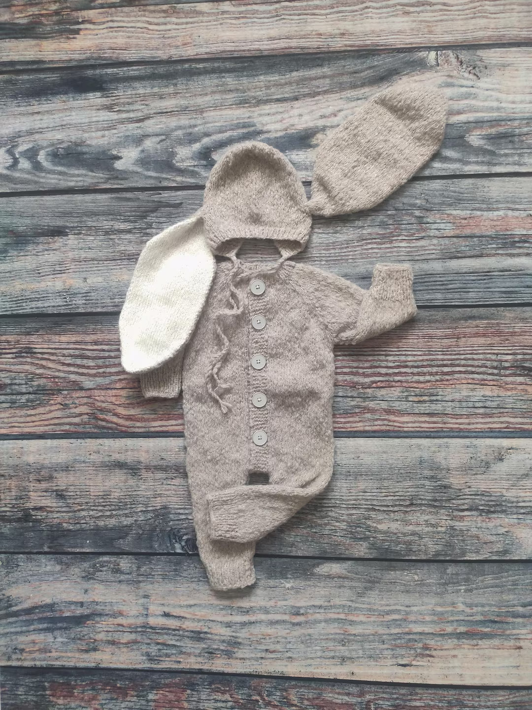 Ready to Ship Easter Knitted Sitter Baby Bunny Bonnet Outfit Set,toddler Baby Girl and Boy Easter... | Etsy (US)