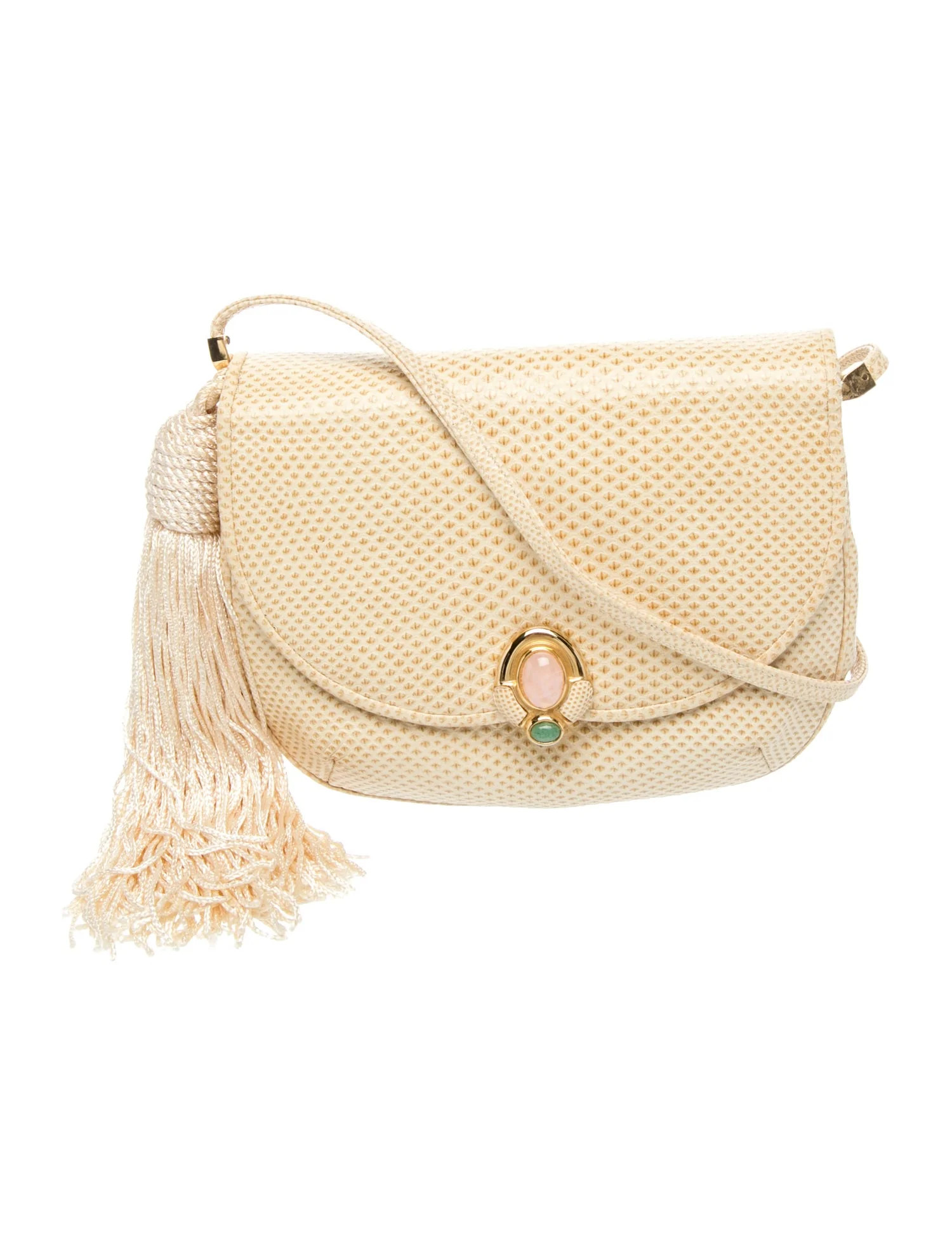 Judith Leiber Karung Shoulder Bag - Neutrals Shoulder Bags, Handbags - JUD74908 | The RealReal | The RealReal