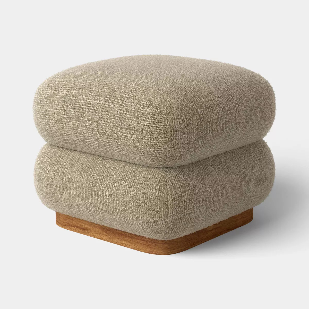 Upholstered Storage Ottoman Lifting Storage Warm Oatmeal - Threshold™ | Target