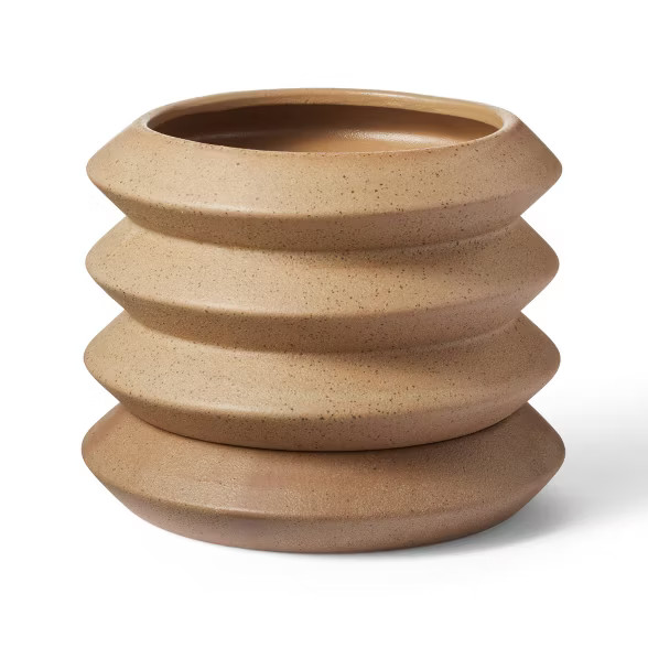 Coiled Stoneware Planter Natural - Hilton Carter for Target | Target