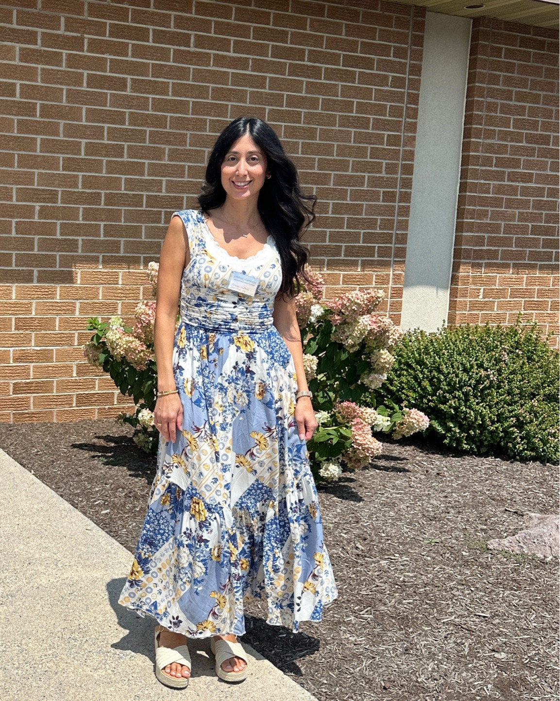 Porcelain combo maxi dress. Wearing a size xs

#LTKootd #LTKSaleAlert #LTKWedding