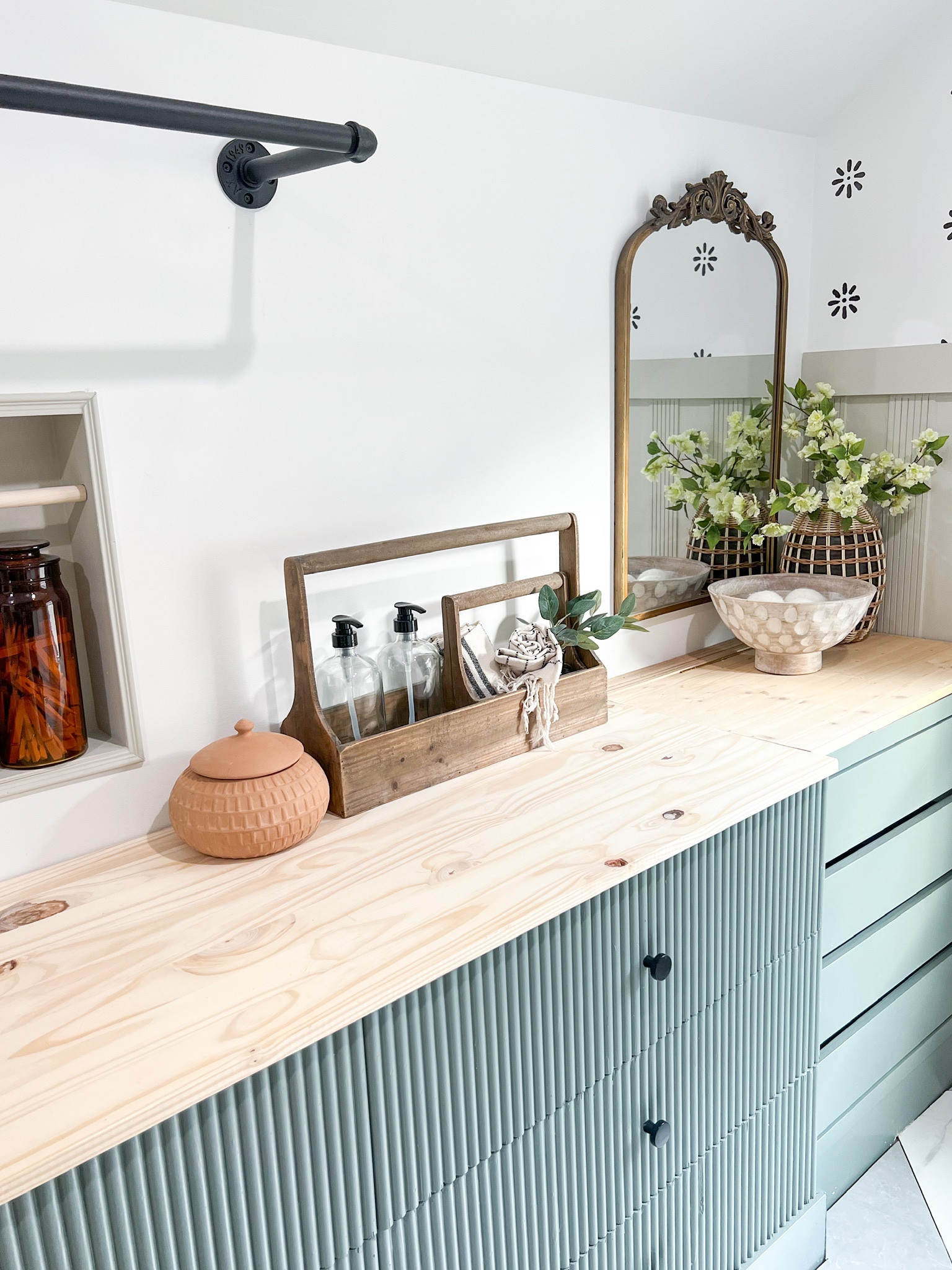 Decor accents, terracotta vase, warm wood decor, neutral tones, home decor, laundry room decor, natural wood, vases for flowers, wood vase, hand woven vase, bamboo vase, sandstone vase

#LTKGiftGuide #LTKhome