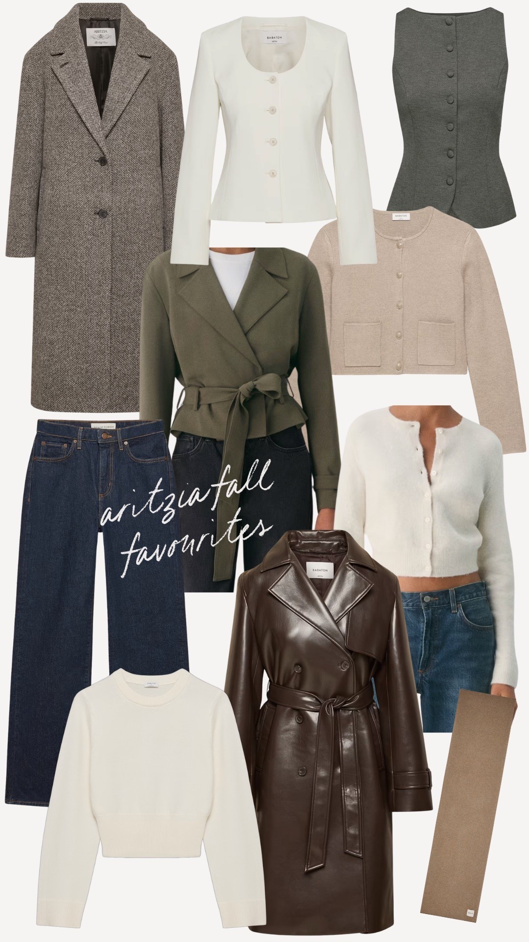 Fall must haves from aritzia 🤍