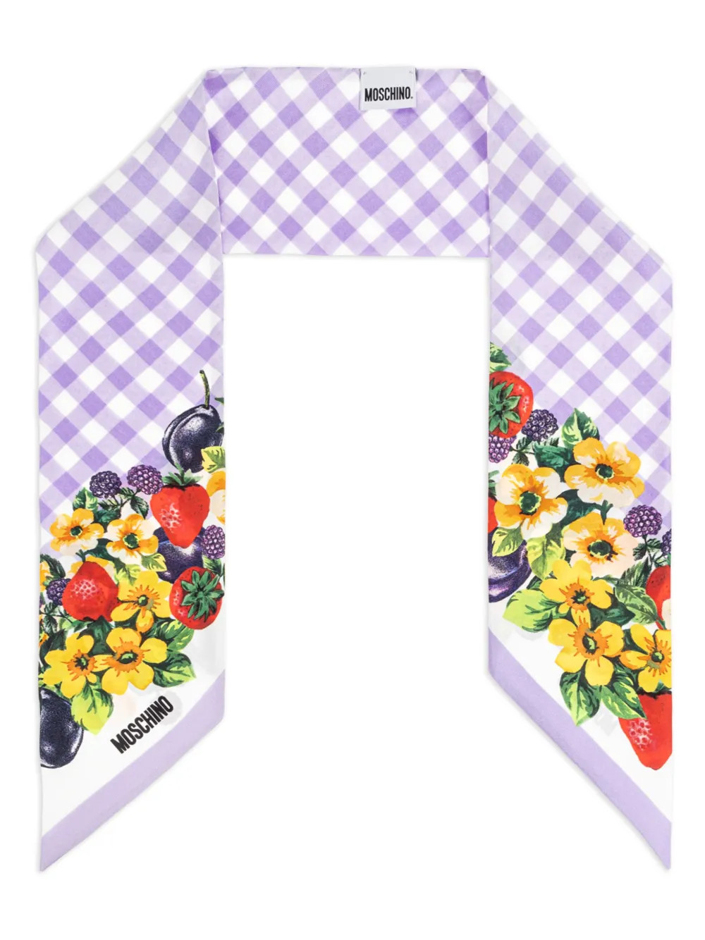 Moschino Blommig Halsduk | Lila | FARFETCH SE | Farfetch Global