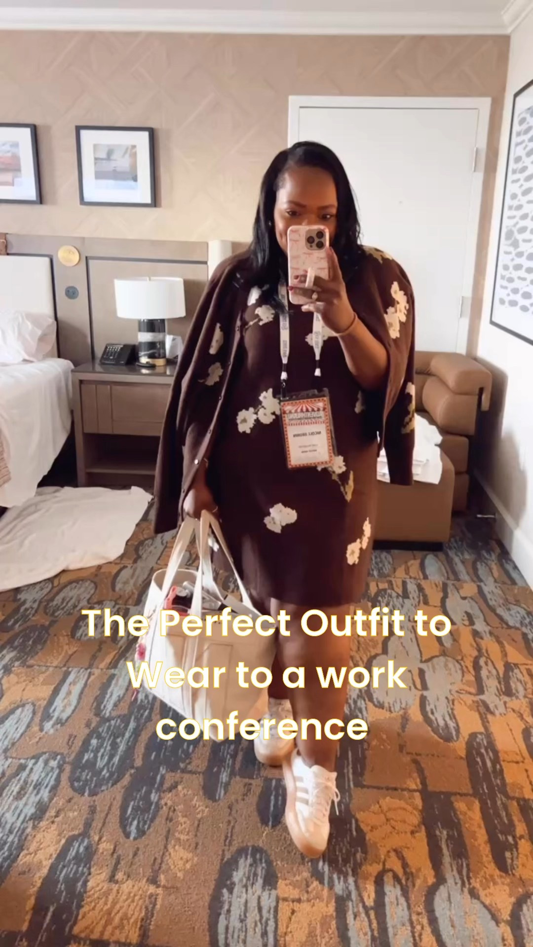 The perfect outfit to wear to a work conference! Love this Walmart free assemble sweater knit dress and matching cardigan. 🤎🤎🤎🤎

#LTKTravel #LTKWorkwear #LTKMidsize