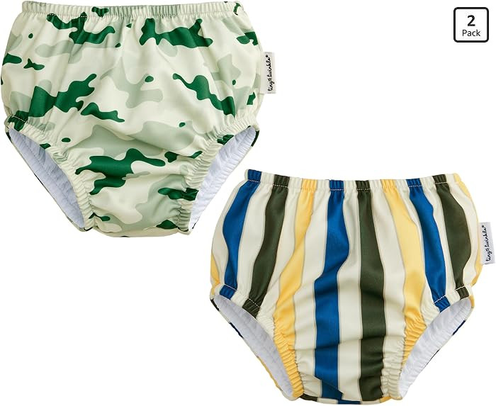 Tiny Twinkle Pull-Up Reusable Swim Diapers 2-Pack | Waterproof and UPF 50+ Sun Protection | Light... | Amazon (US)