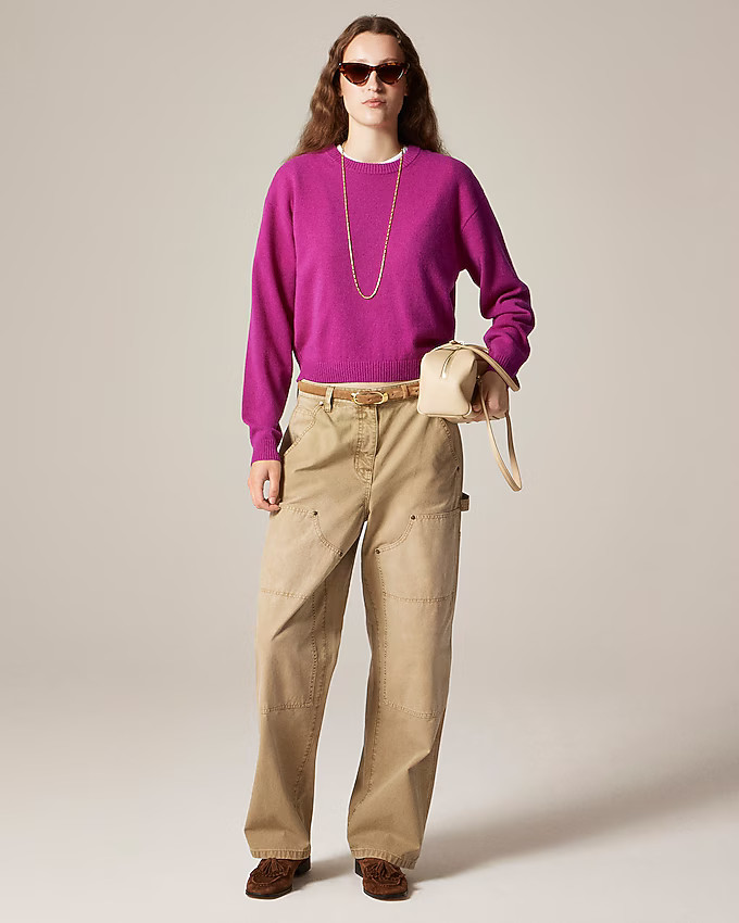 Perfect cashmere crewneck sweater | J. Crew US