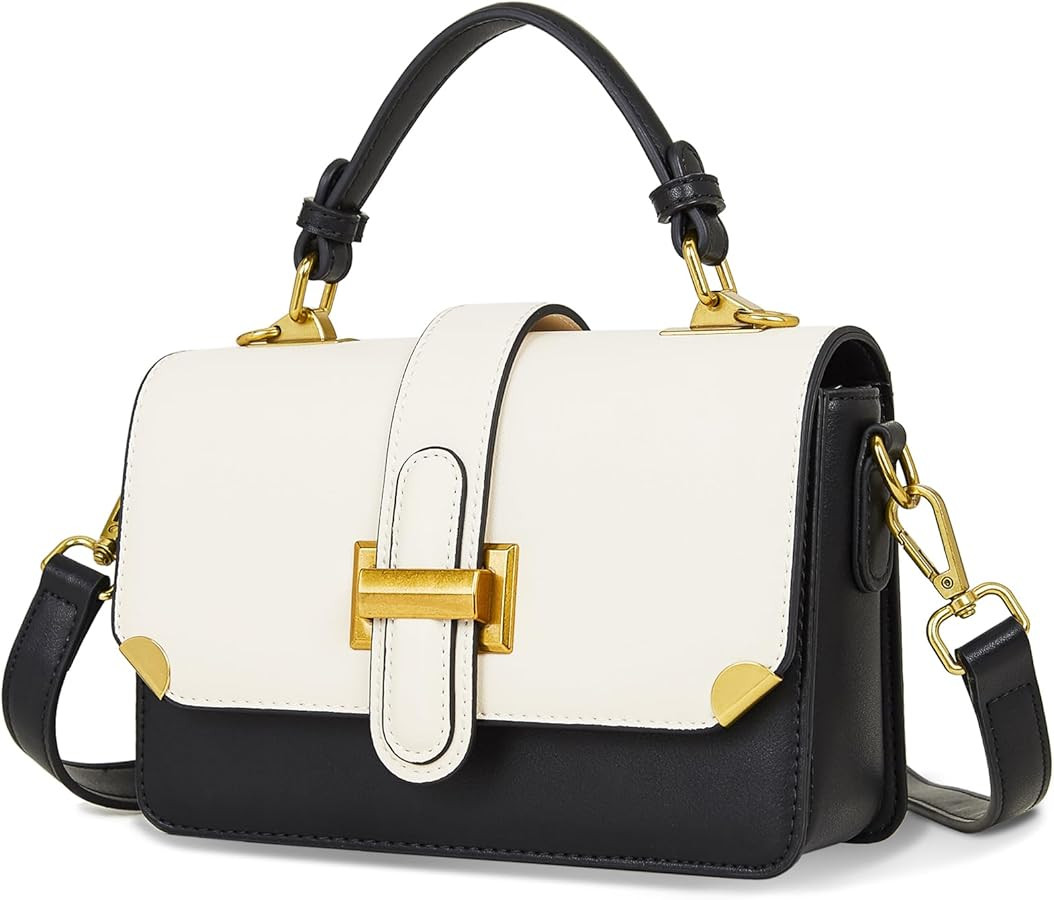 LL LOPPOP Women's Small Classy Crossbody Purse Top Handle Handbags Leather Satchel Bags for Women | Amazon (US)