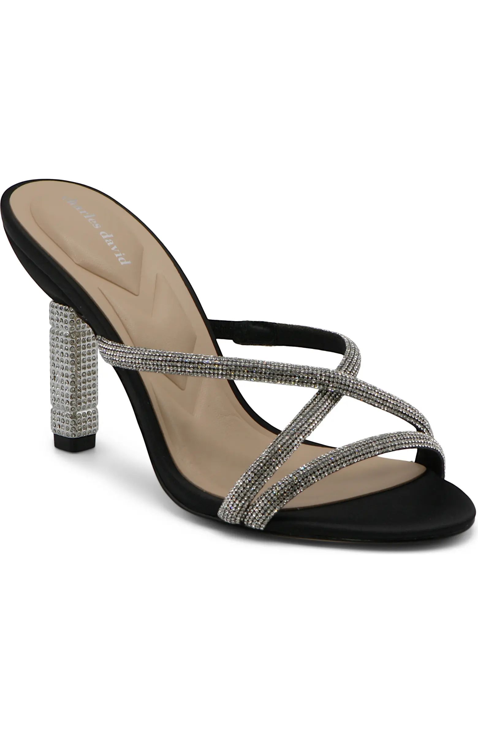 Charles David Carolyn Crystal Embellished Slide Sandal (Women) | Nordstrom | Nordstrom